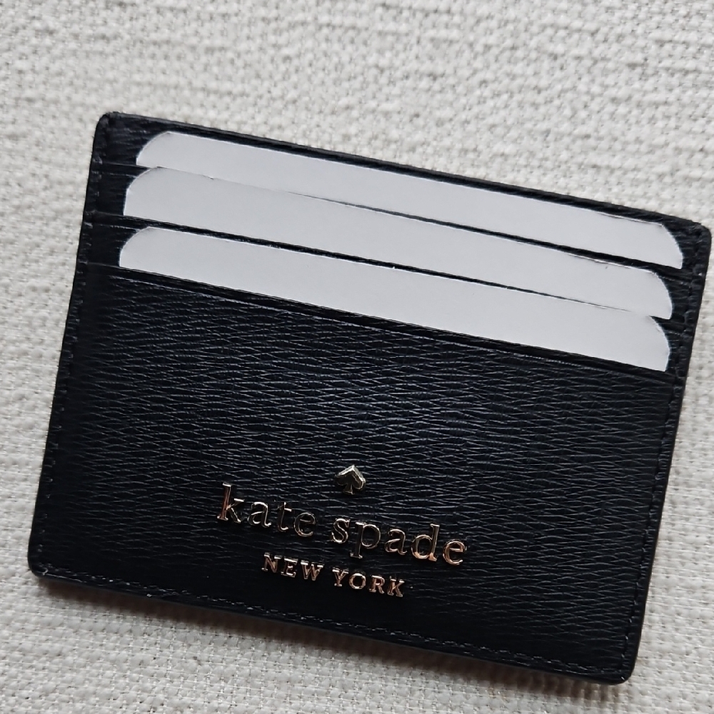 Kate Spade Black and Minnie Cardholder - Picture 2 of 13